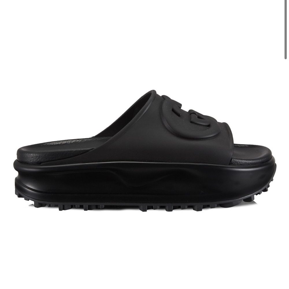 Gucci platform slides